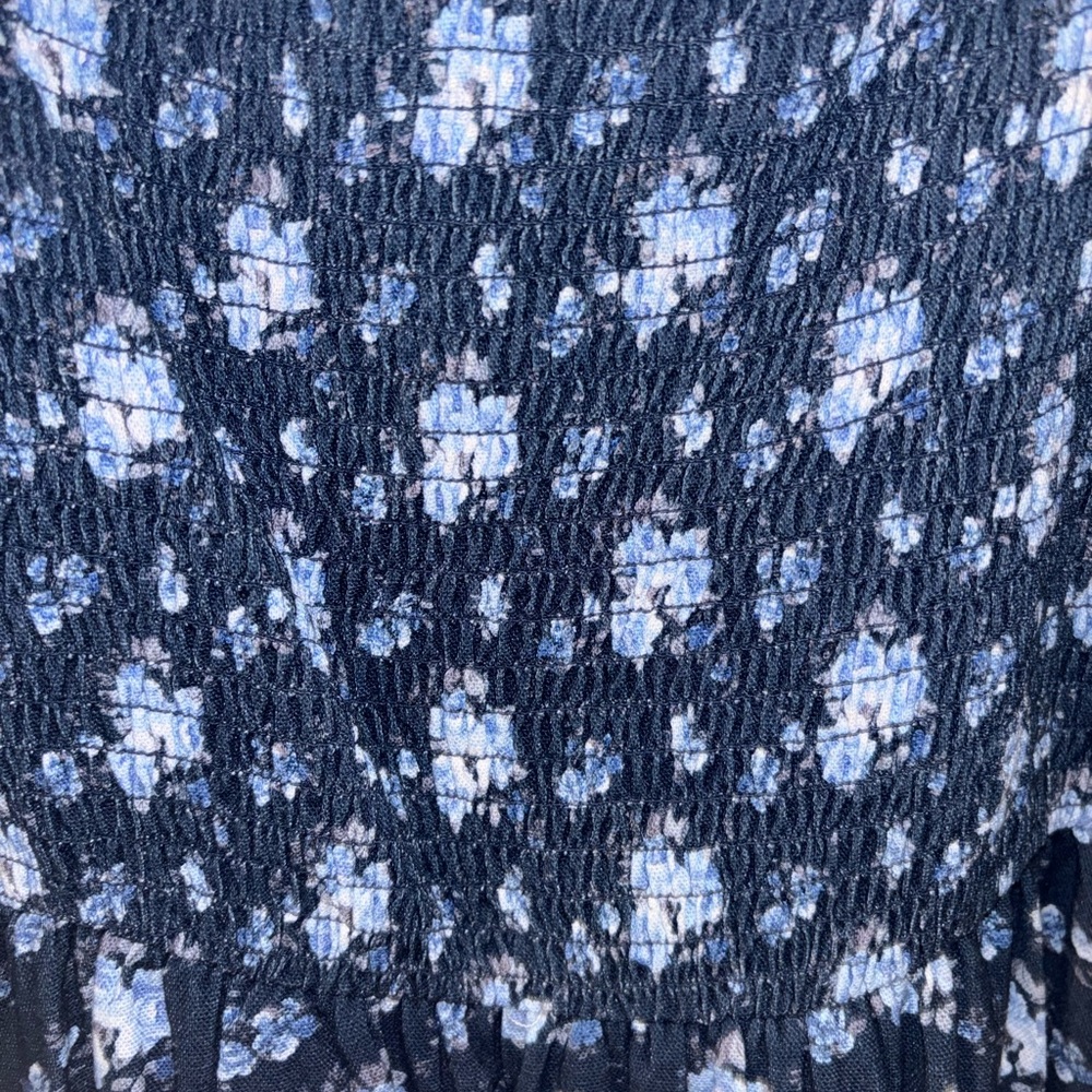 Altar’d state floral navy dress WITH POCKETS - Picture 3 of 5